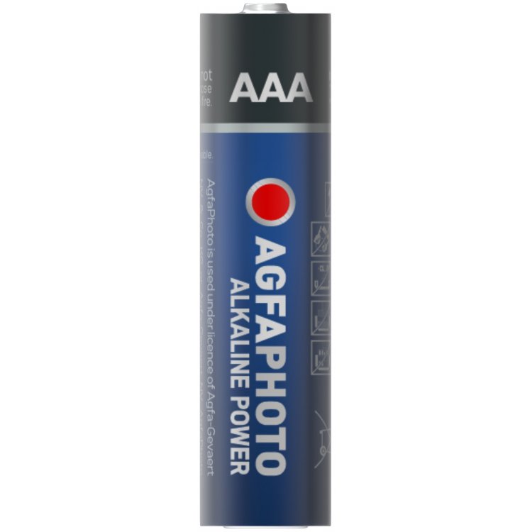Agfaphoto Battery Alcalina, Micro, Aaa, LR03, 1.5V Power, Retail Box (48-PACK)