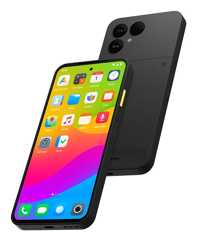 Fairphone Smartphone The (gen 6) 16CM (6.31) SIM Double Android 15 5G USB Type-c 8GB 256GB 4415MAH Black F6FPH