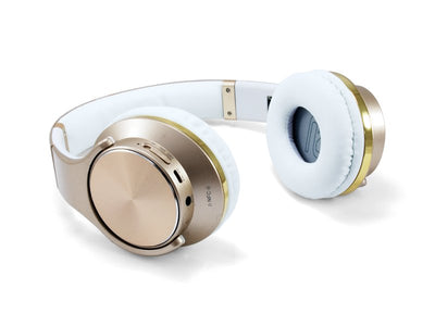 Conceptronic Headphones Bluetooth With Funcion Speaker Hands Libres Reproduce From microSD Colour Oro — image 1