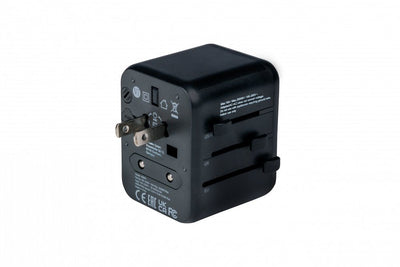 Verbatim Adapter Charging Universal Travel, UTA-01, Black 100-250V, 2x USB Type a — image 1