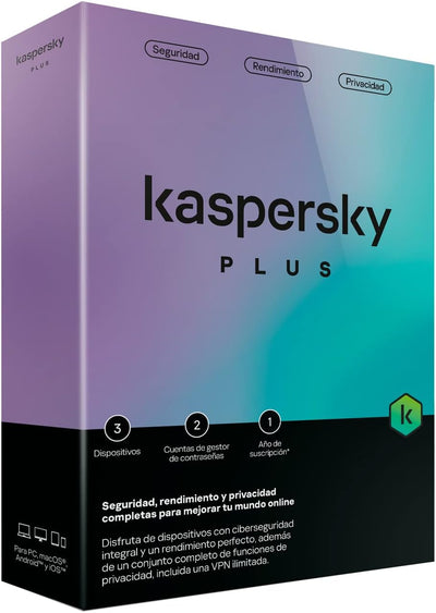 Kaspersky Antivirus Plus 3 Dispositivos 1 Year — image 1
