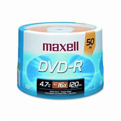Maxell Dvd + R 4.7GB 50 Pieces — image 1
