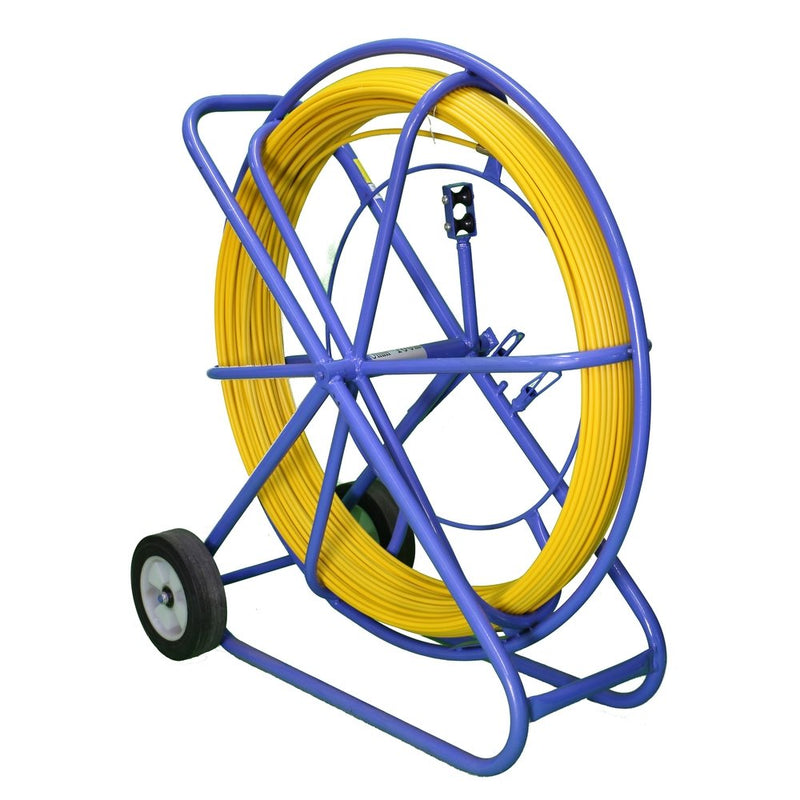 Extralink Cable Pulling Rod 8MM 150M Pilot Z Wlókna Szklanego Do Przeciagania Kabli 8MM 150M Zólty