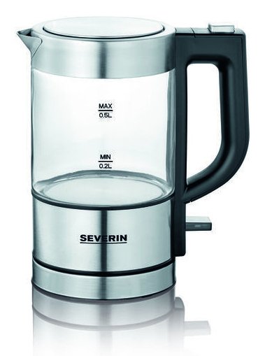 Severin Kettle Water Mini Kettle Glass Wk 3420