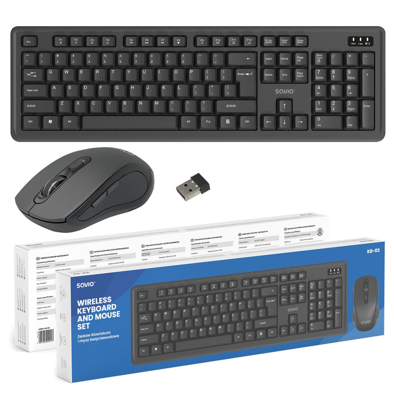 Kit Keyboard And Mouse Wireless KB-03