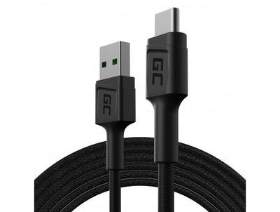 Greencell Cable Gc Powerstream USB-A - USB-C 200CM Ultra Charge Qc 3.0 — image 1