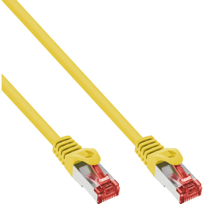 Inline® Network Cable S/FTP Pimf CAT.6 250MHZ Cobre Halogen Free Yellow 1M — image 1