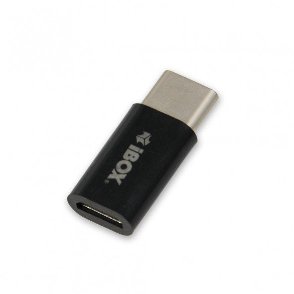 Ibox Adapter USB C a Micro-usb Black