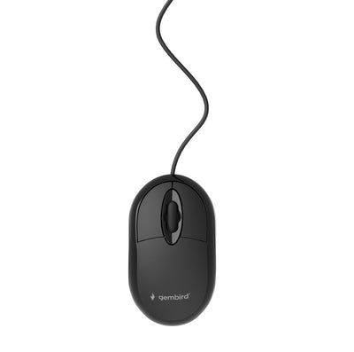 Gembird Mouse USB Optico 1000DPI Ambidiextro Black — image 1