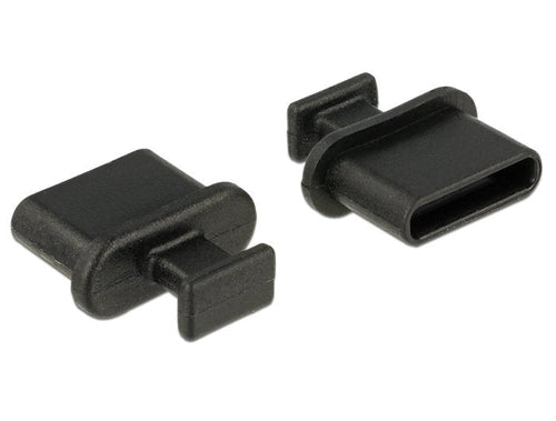 Delock Cover Antipolvo Socket USB Type-c With Handle Black 10 Units — image 1