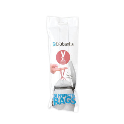 Brabantia Perfectfit Bin Liner Type V, 3 L, 20 Bags — image 1