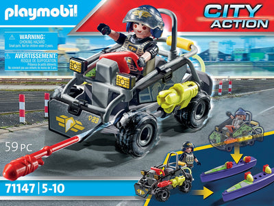 Playmobil 71147 City Action Swat-multi-terrain-quad, Toy Construcción 71147 — image 1