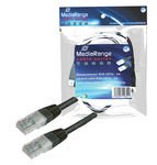 Mediarange Cable Network CAT.6 UTP Black 5M