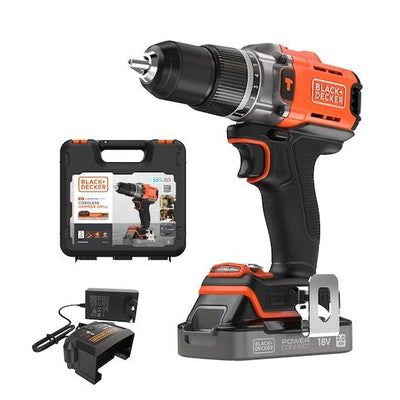Drill Impacto Wireless Negro&decker 18V 2AH. Kof BCD383D1XK — image 1