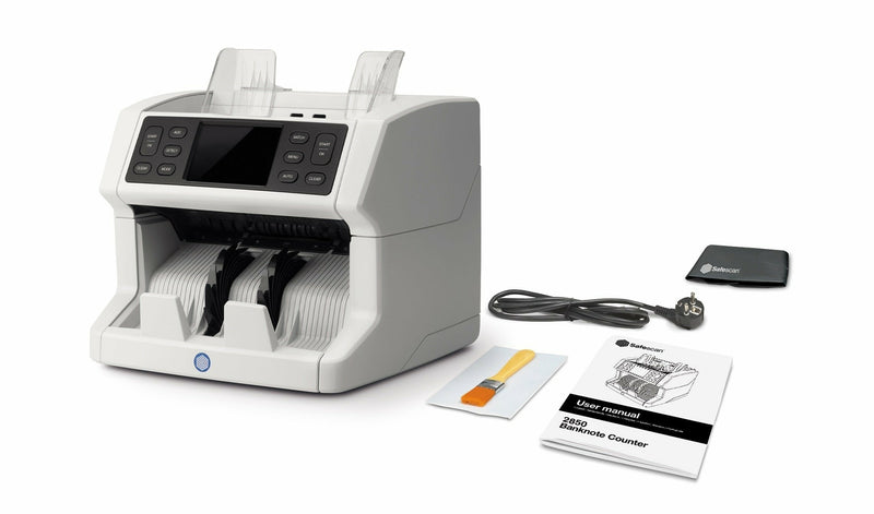 Safescan 2850 Contadora Automatica Billetes - Deteccion Billetes Falsos 3 Puntos - Screen Touchscreen And Menu