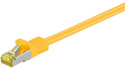 Goobay RJ-45 CAT.7 3M Network Cable S/FTP (s-STP) Yellow — image 1