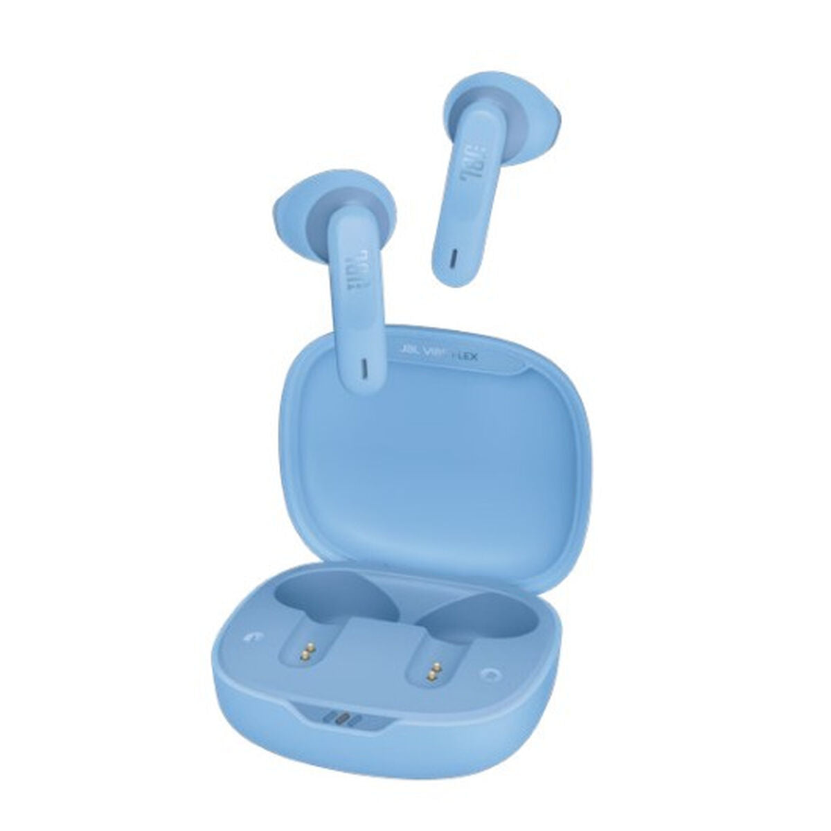 Jbl Wireless Headphones With Magnetic Charging Jbl Vibe Flex Blue