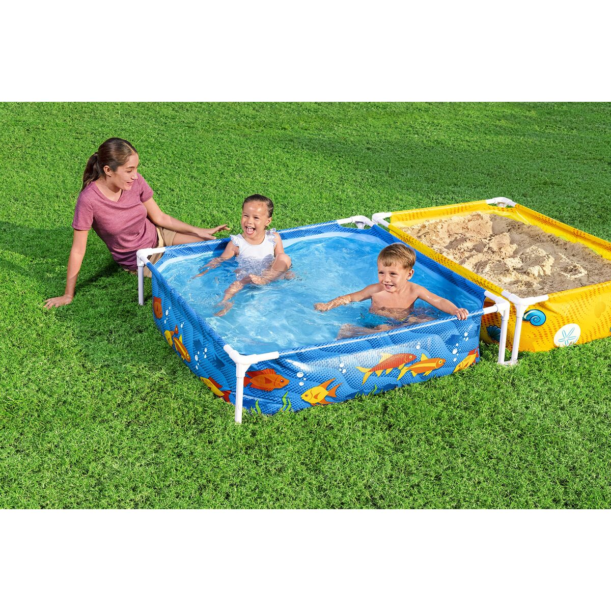 Inflatable Paddling Pool for Children Bestway 210 x 30 x 112 cm