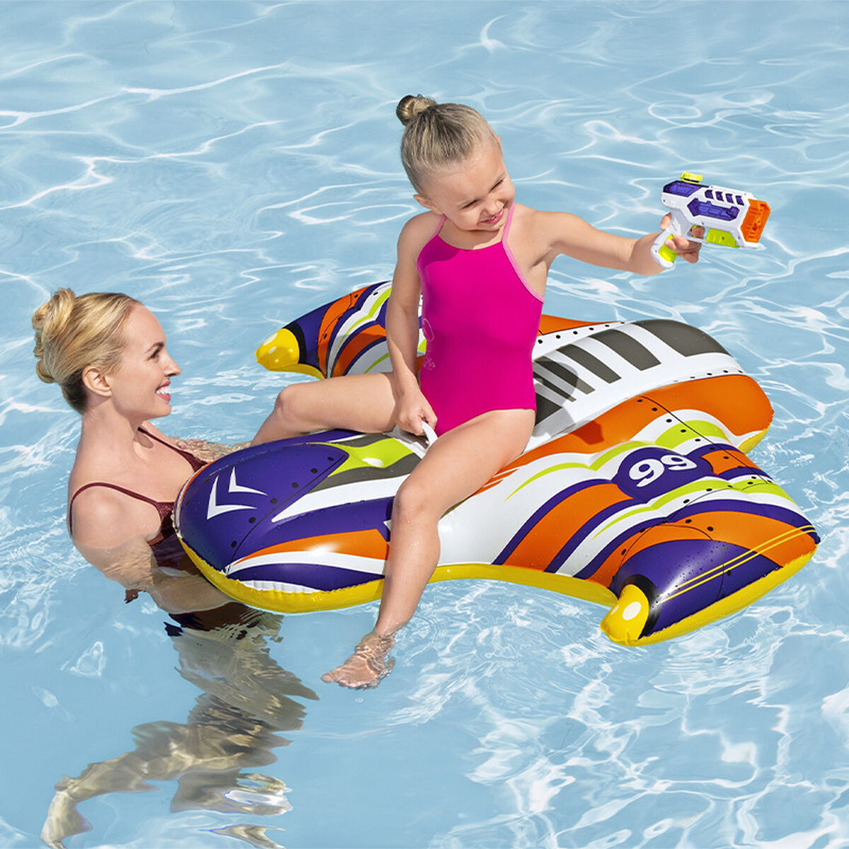 Bestway Inflatable Pool Figure Bestway Spaceship 117 X 107 Cm 99 X 107 X 25 Cm