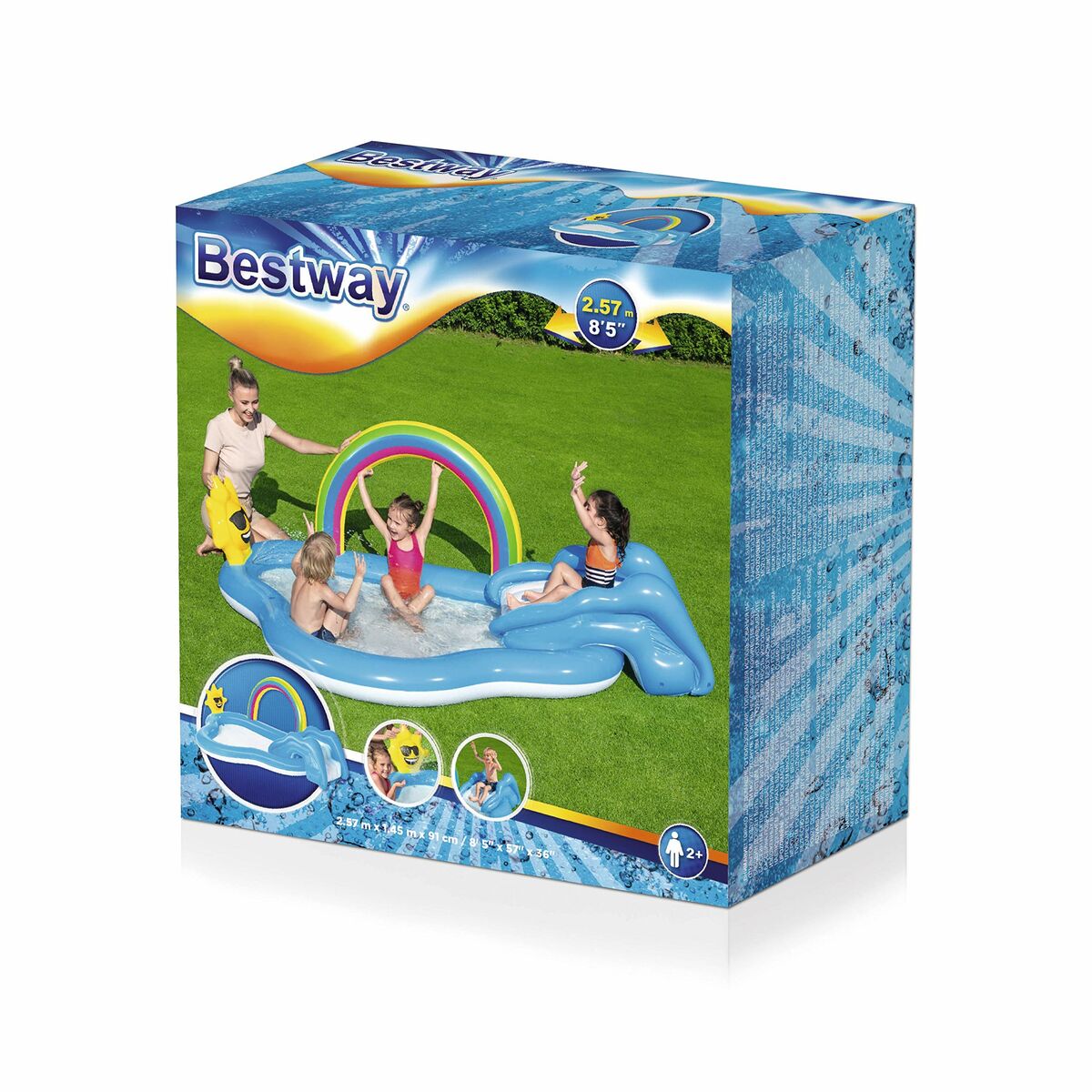 Bestway Children's Pool Bestway 257 X 145 X 91 Cm