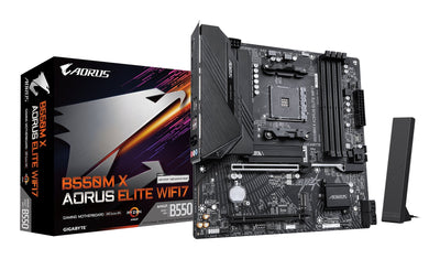 Gigabyte Motherboard B550M X Aorus Elite WIFI7 B550M X a Elite WF7 — image 1