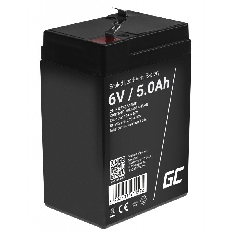 Green Cell Battery Agm 6V 5AH