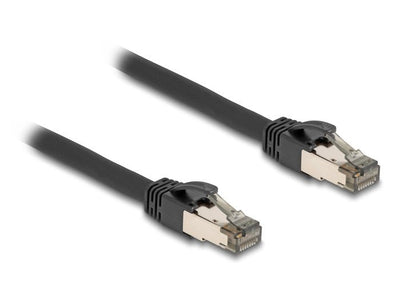 Delock 80240 Network Cable RJ45 CAT.6A U/FTP Ultraflexible With Cover Metálica Indoor 1M, Black — image 1