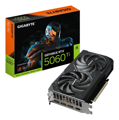 Gigabyte Card NVIDIA GeForce Rtx 5060 Ti Windforce Max. Oc 16GB GV-N506TWF2MAX OC-16GD — image 1
