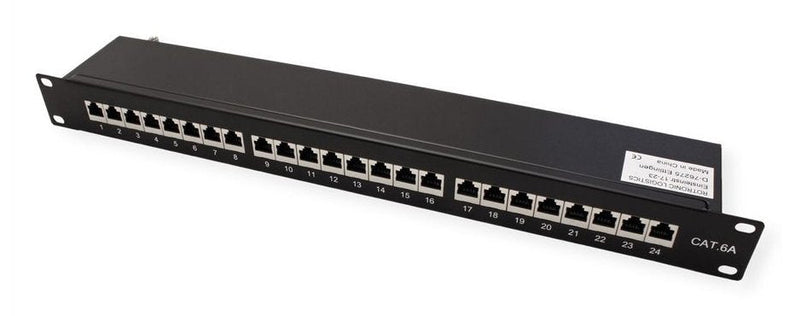 KAT.6A Class Ea 19-PATCHPANEL 24 P Apantallado Black