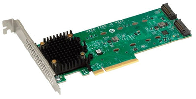 Broadcom Megaraid 9540-2M2 - Storage Controller [raid] - 8 Channel - SATA 6GB/S / PCIE 4.0 X8 [NVMe] - Low Pro — image 1