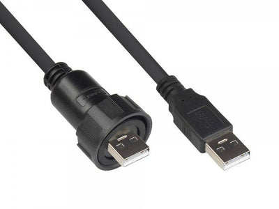 Good Connections Industrial Connector Male S4 -usb 2.0A-A 1M Cable — image 1
