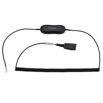 Jabra GN1218 AC Attenuation Cable Headphones Desconexión Fast Plug 2M Cisco IP Phone 78XX 88XX Biz 1500 2300 2 — image 1