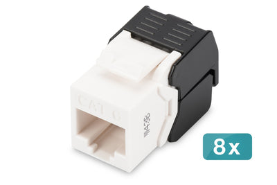 Digitus Keymone Jack CAT.6 RJ45-LSA Ungeschirmt 250MHZ 8M — image 1