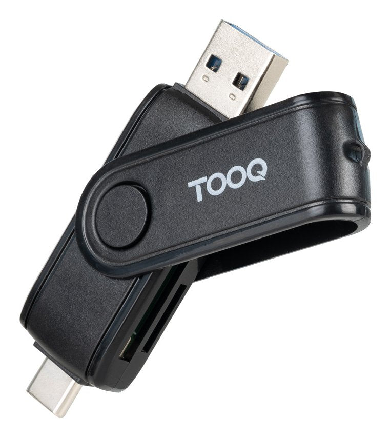 Reader Cards USB-C 2.0 + USB-A 3.0, SD/Tf, Black