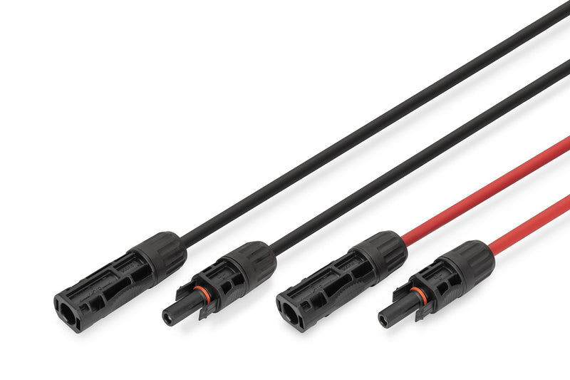 Digitus Alargador Cable Solar Ø 6MM² Pv 1.500 Voltios 2X 1 Tape Measure - 1X Red 1X Black Plug / Socket MC4 DK
