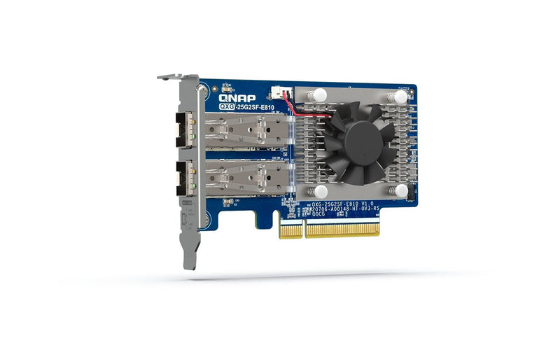 QNAP QXG-25G2SF-E810 Adapter And Network Card Internal Fibre 25000 Mbit/S