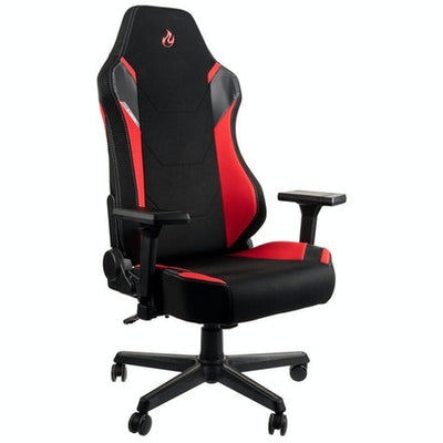 Nitro Concepts X1000 Chair Videojuegos PC Asiento Acolchado Black Red — image 1