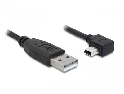 Delock USB Cable 2.0-A Male USB Mini-b 5PIN Male Angular 3M — image 1