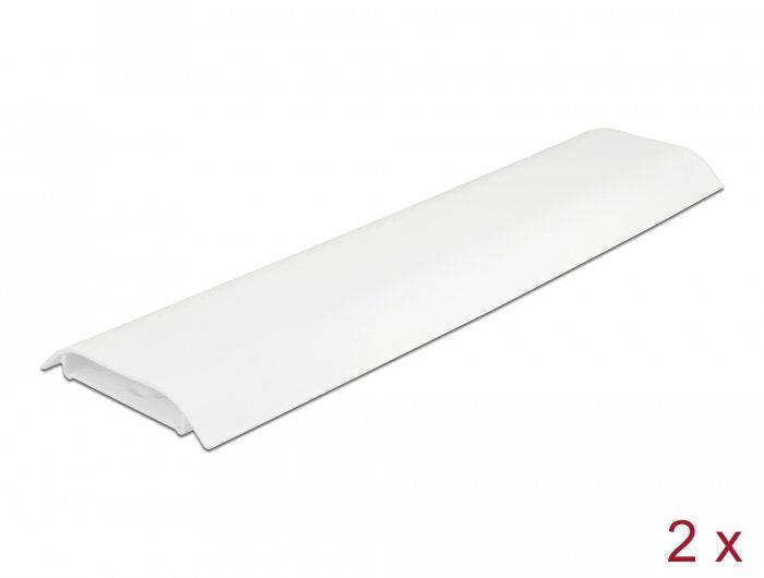 Delock Canaleta Cables Self-adhesive With Cable Fijación 85 X 10MM - Length 300MM 2 Units White