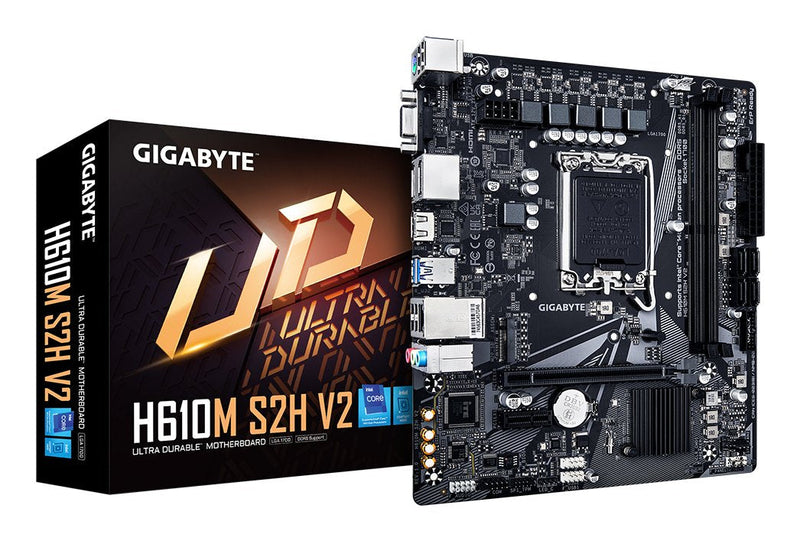 Gigabyte Motherboard DDR5 H610M S2H V2 Lga 1700 DDR5 microATX