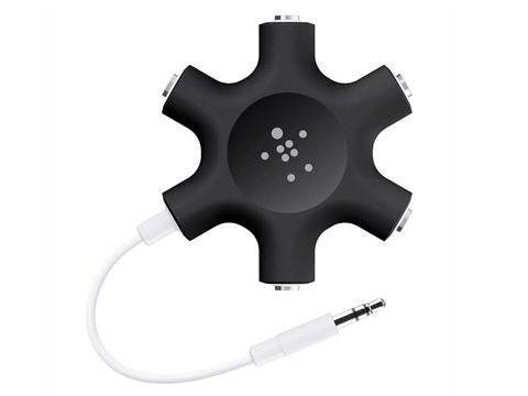 Multi Headphon Split 5 X 3,5MM F8Z274BT, Green, White, 1X