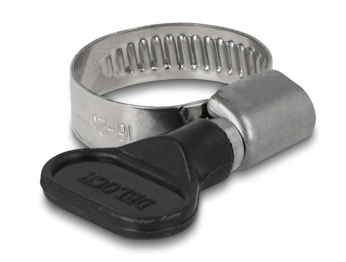 Delock Clamp Hose With Nut Mariposa 16 - 25MM 10 Units Black
