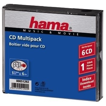 Hama Cd-multipack 6 Drives Transparent — image 1