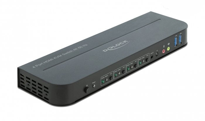 Delock HDMI KVM Switch 4K 60 HZ - USB 3.0 With Audio