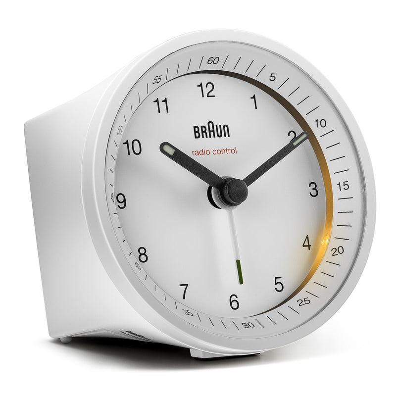 Braun Bc 07W-DCF Radio Alarm Clock White