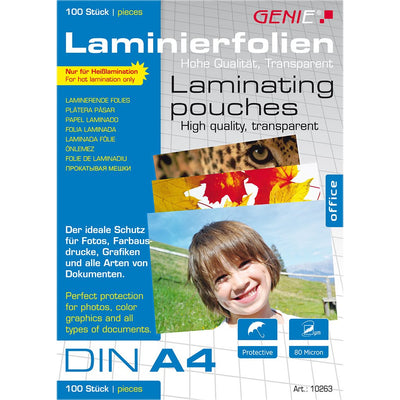 Genie Bags Laminación 100 Láminas A4 — image 1