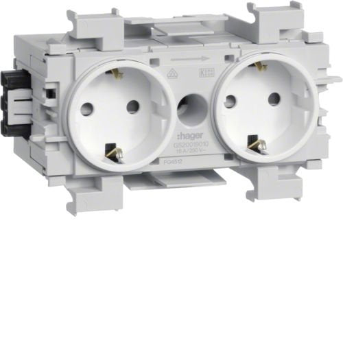 Hager Socket Power 2VÍAS M.wago GS20019016 Frontrastend Verkehrswei — image 1