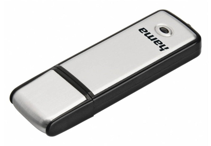 Hama Fancy Memory USB Flash Drive USB 2.0 With Cover - 128GB Capacity - 15MB/S Transferencia - Aluminium Brush