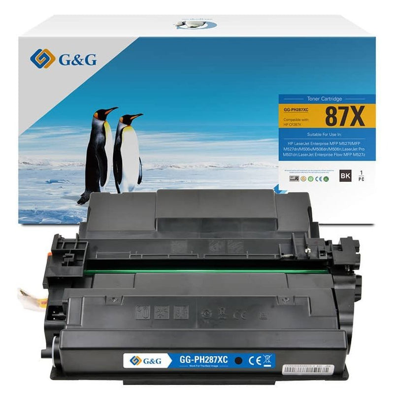 G&g Toner XL Compatible With HP 87X CF287X
