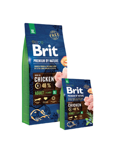 Brit Premium By Nature Adult XL 15KG Chicken, Salmon — image 1